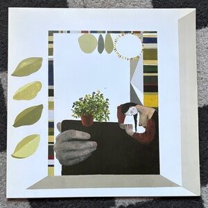 Magnolia by Turnover Vinyl white with green splatter